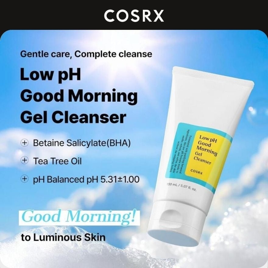 Cosrx Low Ph Good Morning Gel Cleanser image