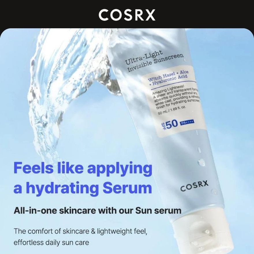 Cosrx Ultra Light Invisible Sunscreen 50Ml
