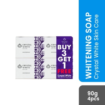 CRYSTAL WHITE CRYSTAL WHITE Skin Whitening Soap 4s 90g