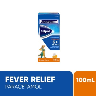CALPOL Paracetamol Orange Flavor (6-12 years old) 60ml