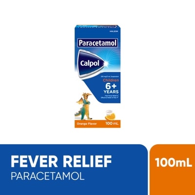 CALPOL Paracetamol 6 to 12 years old Orange 100ml
