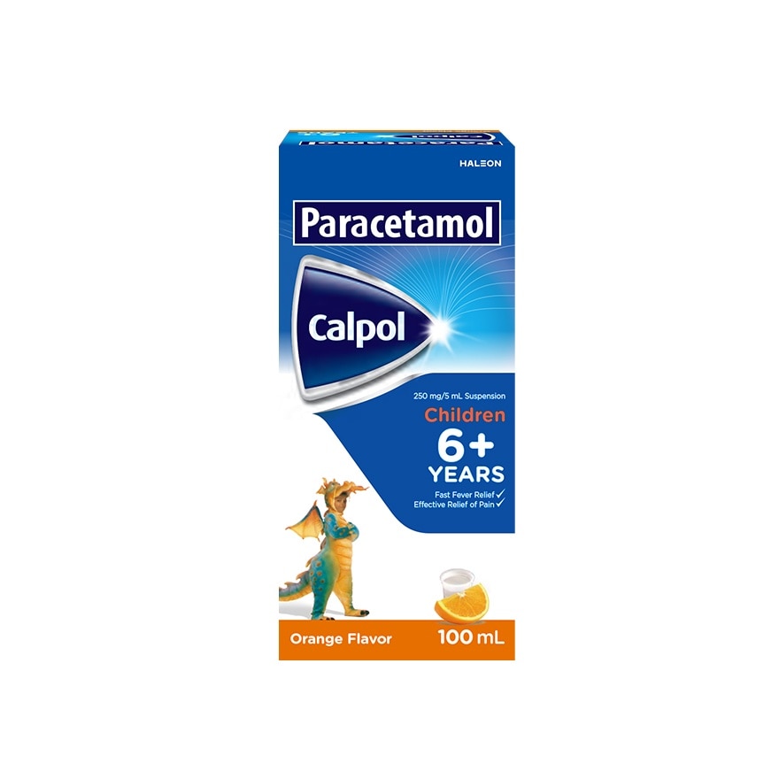 Paracetamol 6 to 12 years old Orange 100ml