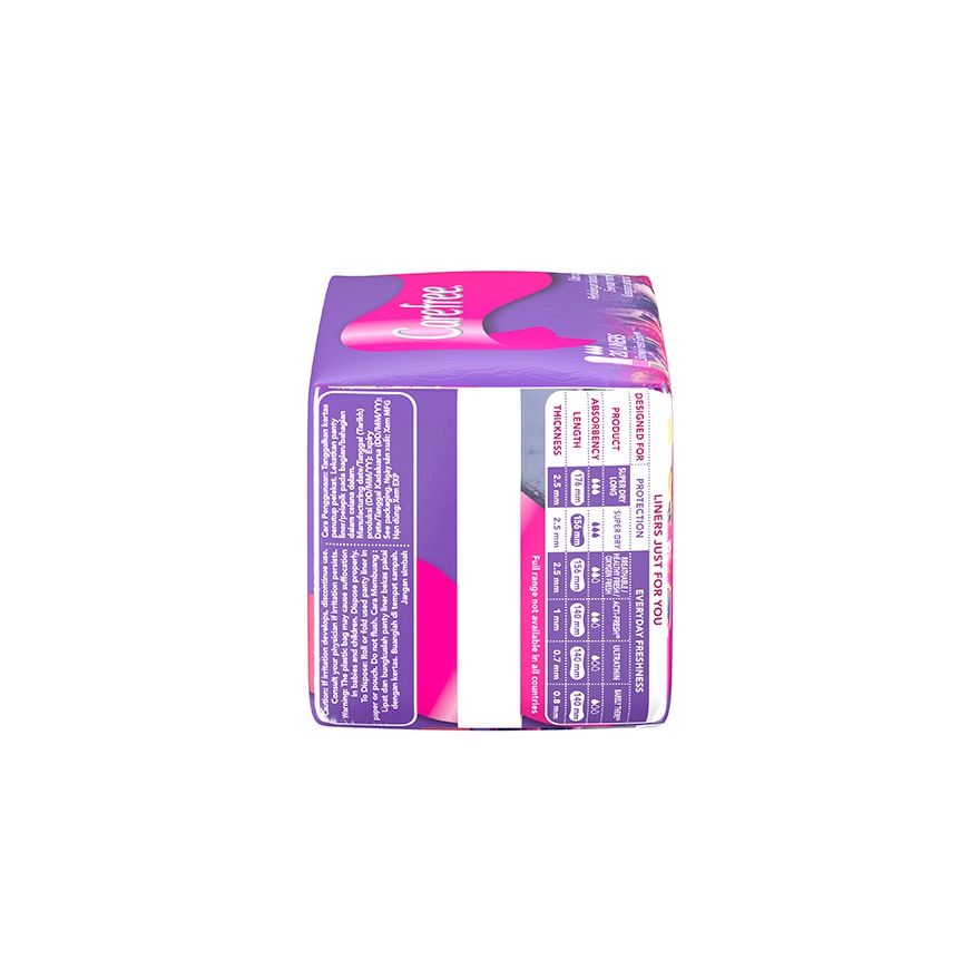 Carefree Super Dry Panty Liners 20s Feminine Care, Odor Control, Absorb Discharge image