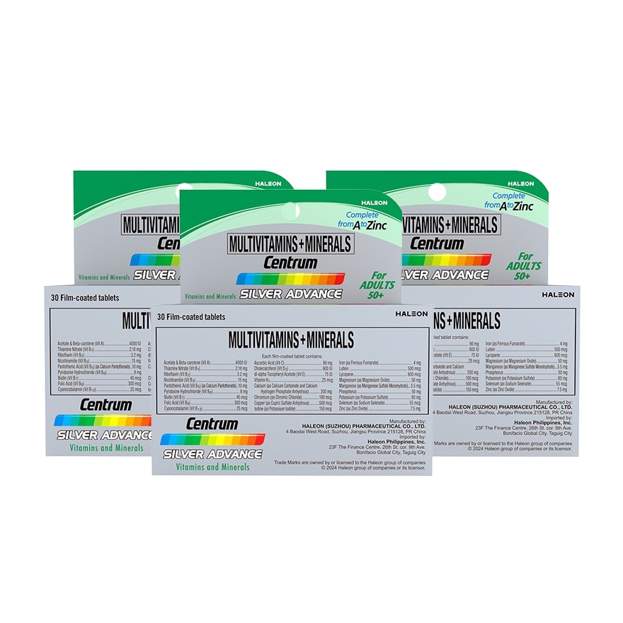 Centrum Silver Advance Multivitamins 30 Tablets image