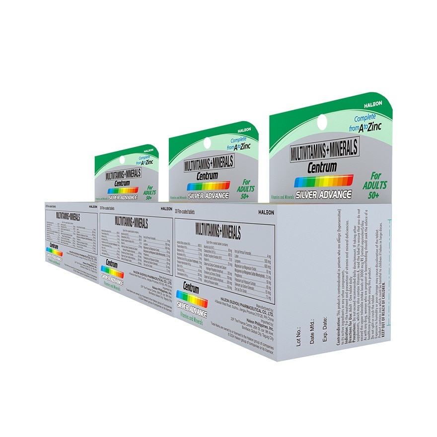 Centrum Silver Advance Multivitamins 30 Tablets image