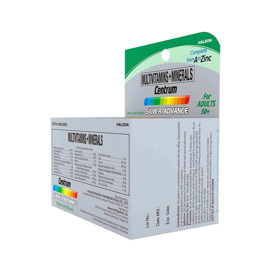 Silver Advance Multivitamins 30 Tablets