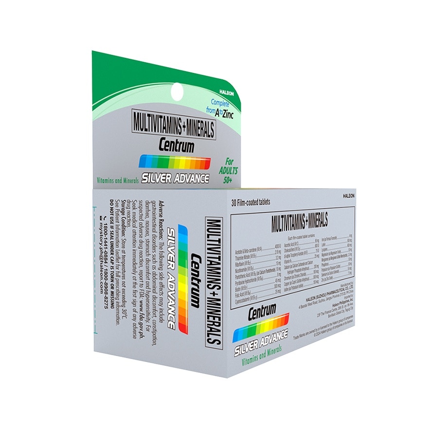 Silver Advance Multivitamins 30 Tablets