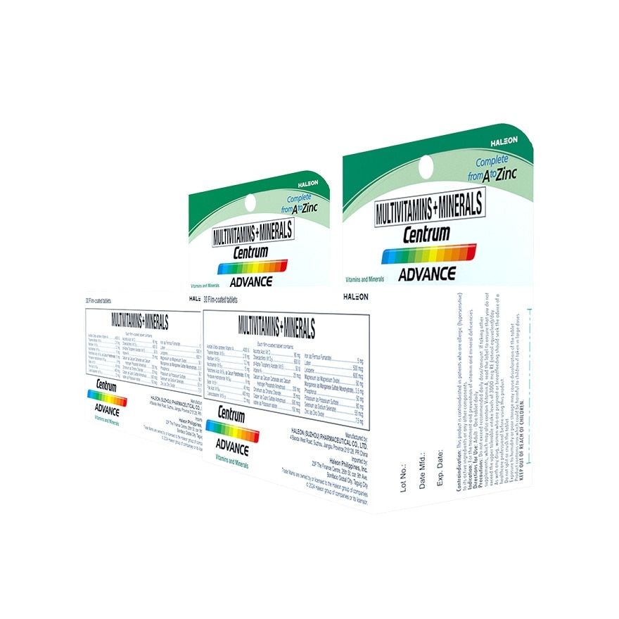 CENTRUM Advance 30s x 2 Bottle Bundle Pack