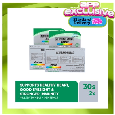 CENTRUM - CENTRUM Silver Advance Tablet 30s x 2 Bottle Bundle Pack image