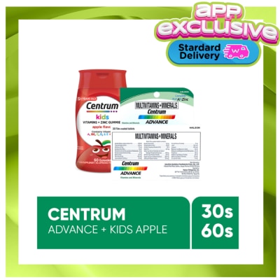 CENTRUM - CENTRUM Advance 30s & Centrum Kidsaple 60s Bundle Pack image