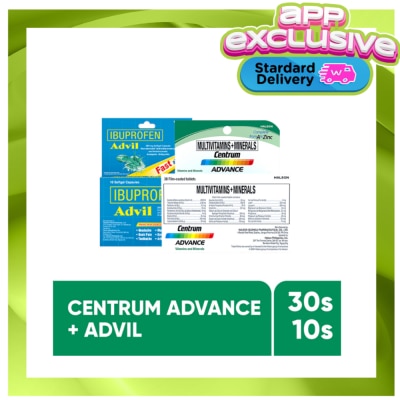 CENTRUM - CENTRUM Advance 30s & Advil 10s Bundle Pack image