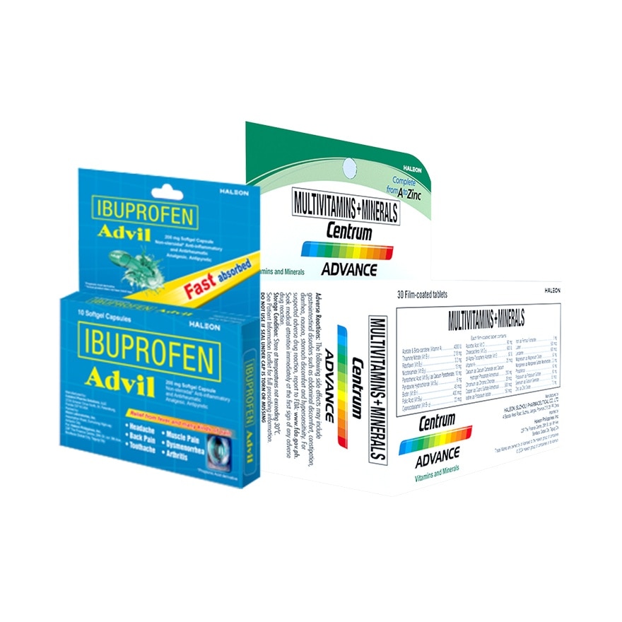CENTRUM Advance 30s & Advil 10s Bundle Pack