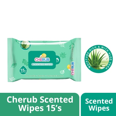CHERUB - CHERUB Gentle & Soothing Scented Wipes 15s image