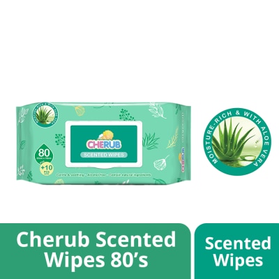 CHERUB - CHERUB Gentle & Soothing Scented Wipes 80s image