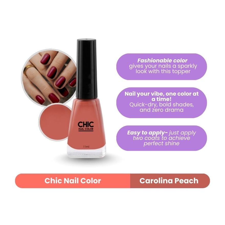 Nail Color In Carolina Peach 11ML image