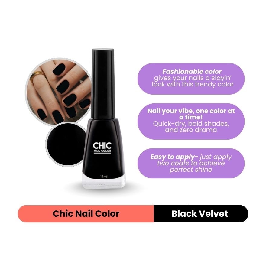 Nail Color In Black Velvet 11ML image