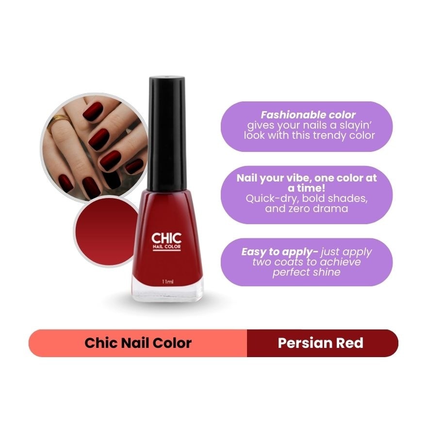 Nail Color In Persian Red 11ML image