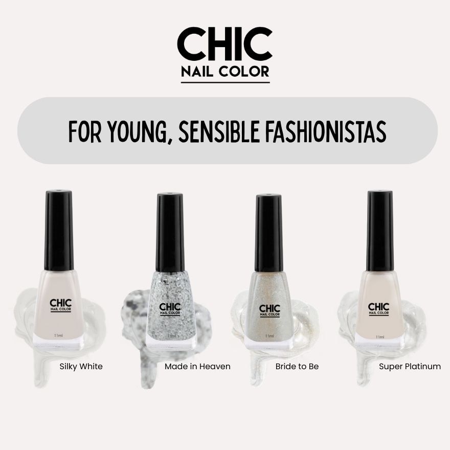 Nail Color In Silver White 11ML image
