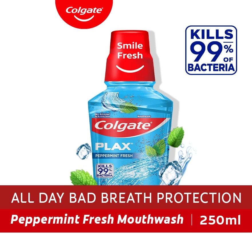 Colgate Plax Peppermint Fresh Mouthwash 250mL image