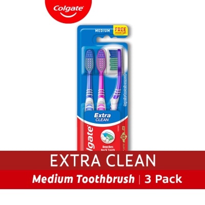 COLGATE Extra Clean Toothbrush 2+1 set
