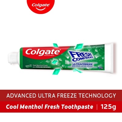 COLGATE - Colgate Fresh Confidence Cooling Crystals Cool Menthol Fresh Toothpaste 125g image