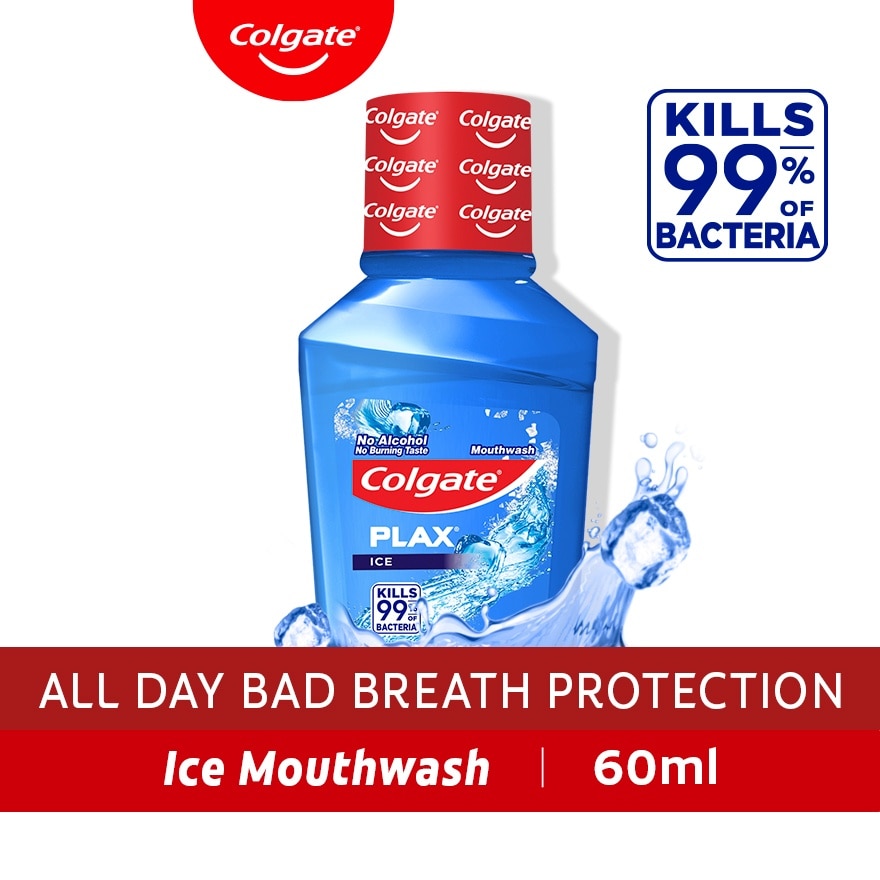 Colgate Plax Ice Mouthwash 60mL image