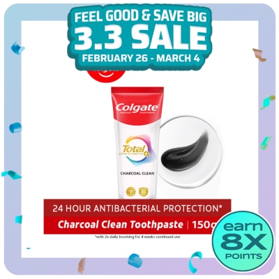 COLGATE Total Charcoal Deep Clean Mult-Benefit Toothpaste 150g