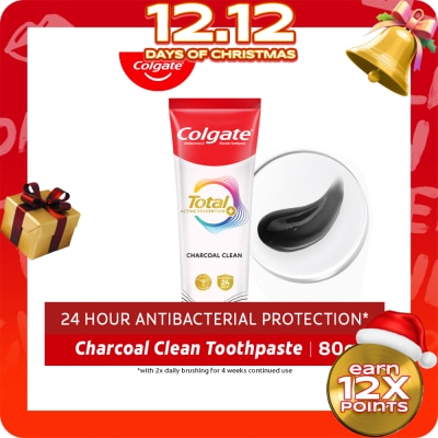 COLGATE Total Charcoal Deep Clean Mult-Benefit Toothpaste 80g