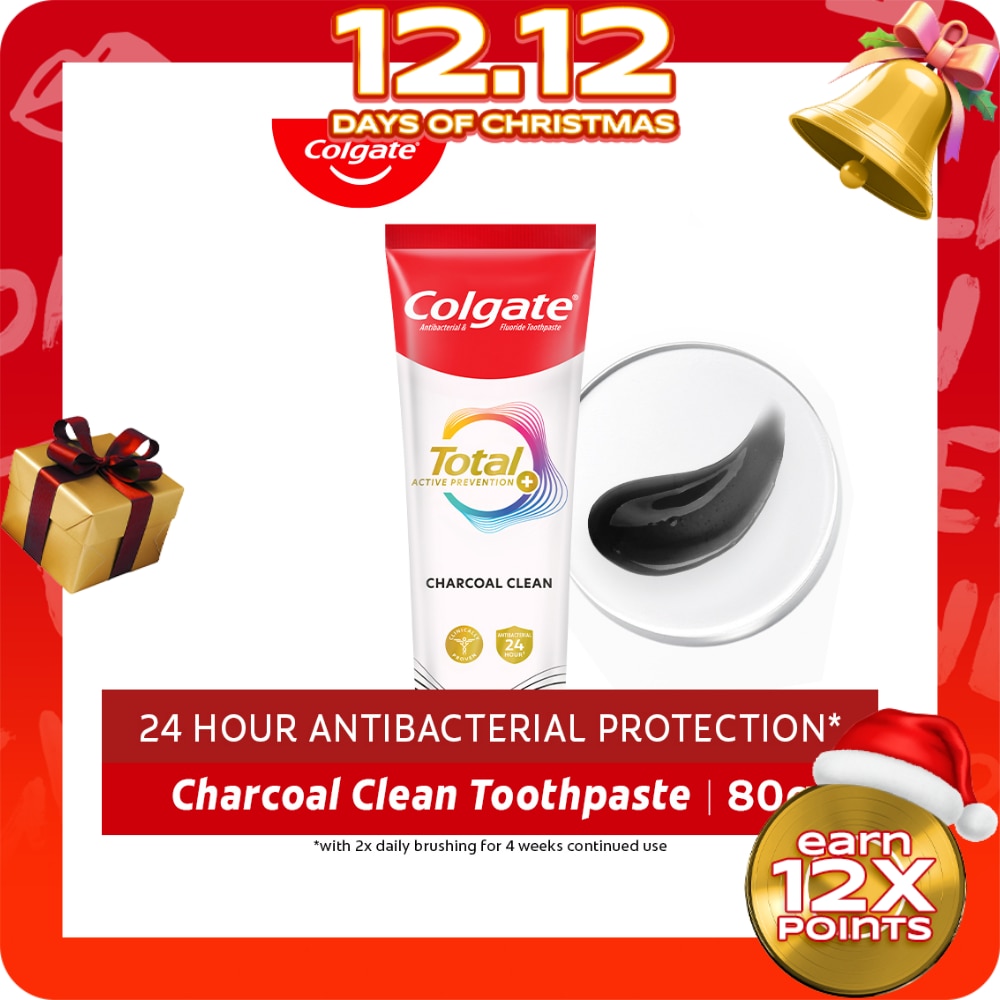 Total Charcoal Deep Clean Mult-Benefit Toothpaste 80g