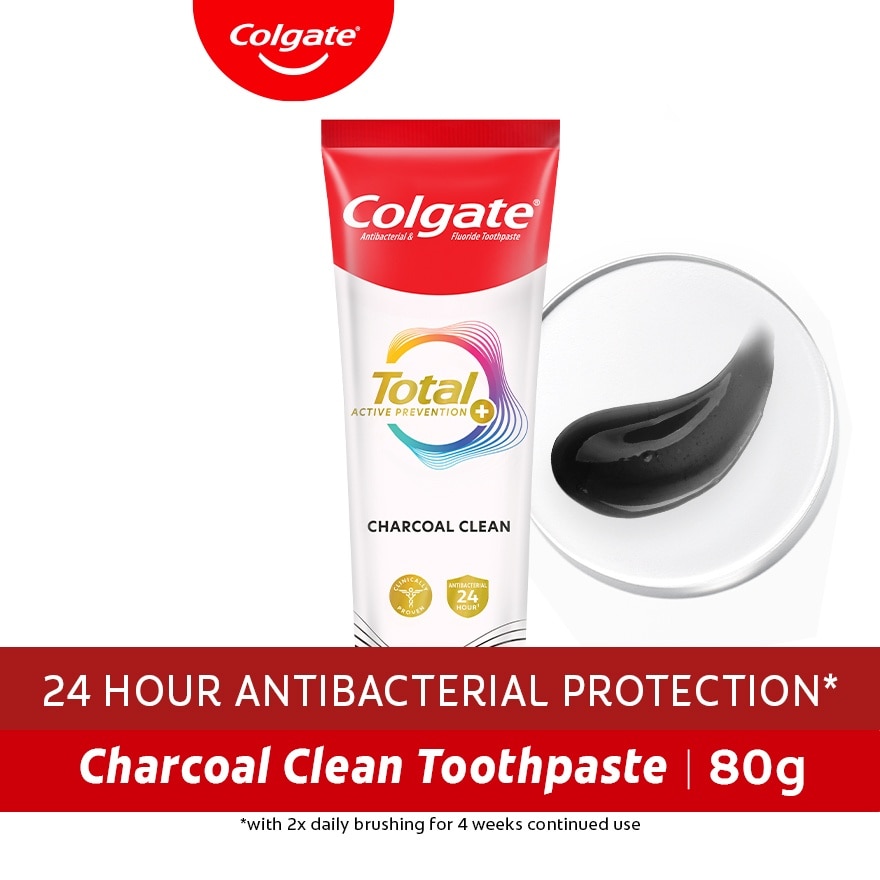 Colgate Total Charcoal Deep Clean Antibacterial Toothpaste 80g