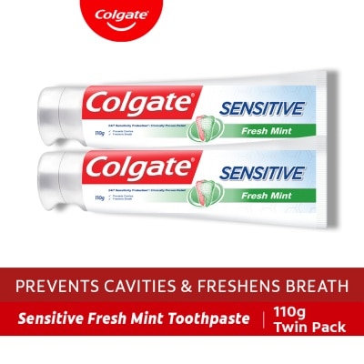 COLGATE - Colgate Sensitive Fresh Mint Toothpaste 110g Twin Pack image