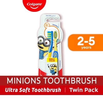 COLGATE - Colgate Minions Junior Toothbrush (2-5 Years Old) Pack of 2 image