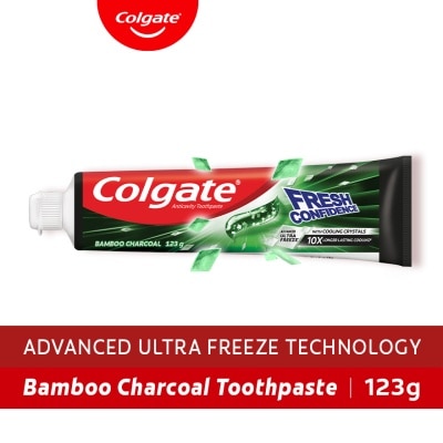 COLGATE Fresh Confidence Bamboo Charcoal Whitening Toothpaste 90ml