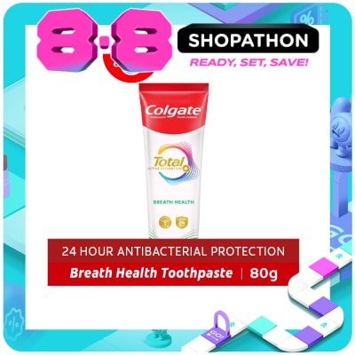 COLGATE - Colgate Total Breath Health Antibacterial Toothpaste 80g image