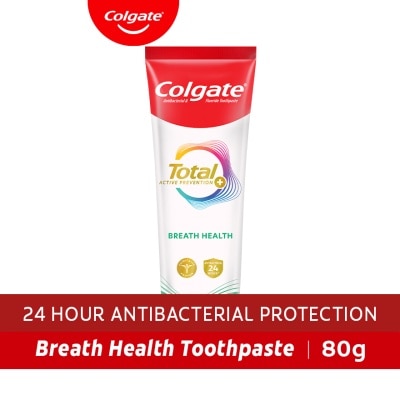 COLGATE - Colgate Total Breath Health Antibacterial Toothpaste 80g