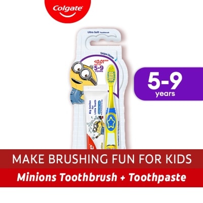 COLGATE Colgate (CTB) Minions 5-9 + Minions 40g Toothpaste Value Pack