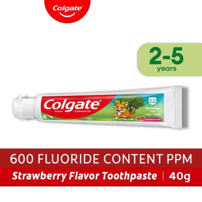 COLGATE - Colgate Kids Tiger Bubble Fruit Toothpaste 40g