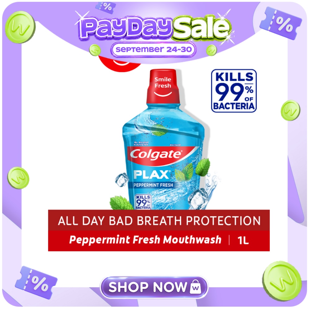 Colgate Plax Peppermint Fresh Mouthwash 1L image