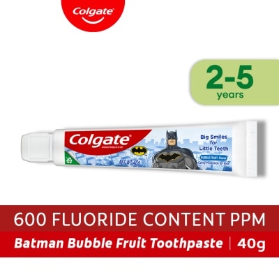 COLGATE - Colgate Kids Batman Bubble Fruit Toothpaste 40g image