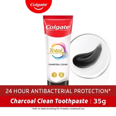 COLGATE - Colgate Total Charcoal Deep Clean Antibacterial Toothpaste 35g