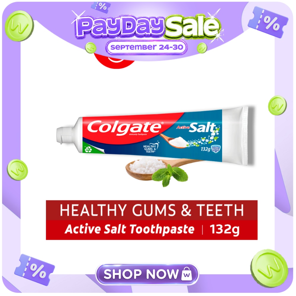 Colgate Active Salt Natural Toothpaste 132g image