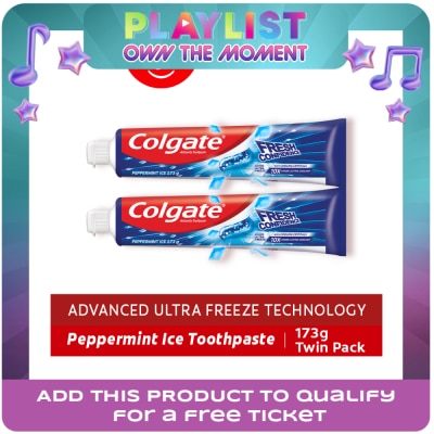 COLGATE - Fresh Confidence Peppermint Ice Fresh Toothpaste 175g Twin Pack