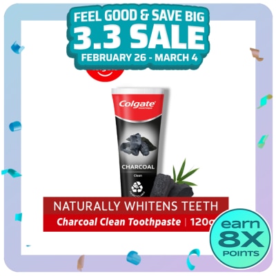 COLGATE Charcoal Clean Toothpaste 120g