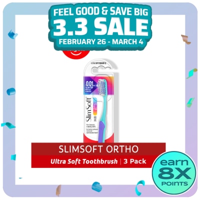 COLGATE Slim Soft Ortho Toothbrush 1s