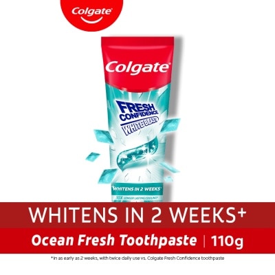 COLGATE - Colgate Fresh Confidence White Blast Ocean Fresh Toothpaste 110g image