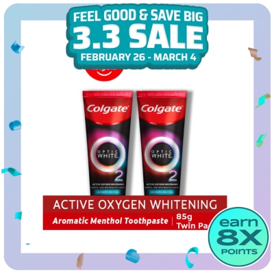 COLGATE Optic White O2 2s