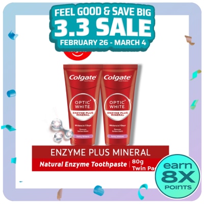 COLGATE Optic White White Enzyme 2s