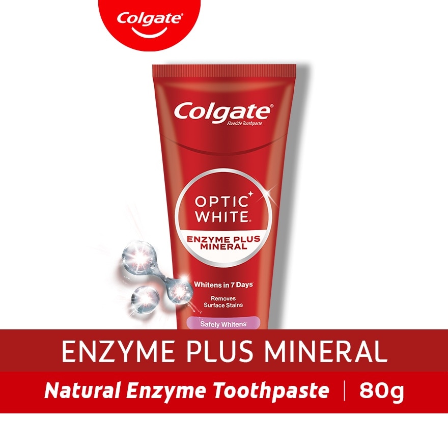 Colgate Optic White Enzyme Whitening Toothpaste 80g