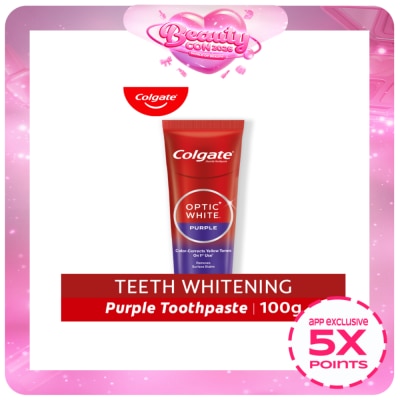 COLGATE - COLGATE Optic White Purple Toothpaste Whitening Toothpaste 100g