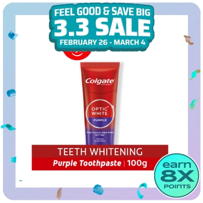 COLGATE COLGATE Optic White Purple Toothpaste Whitening Toothpaste 100g